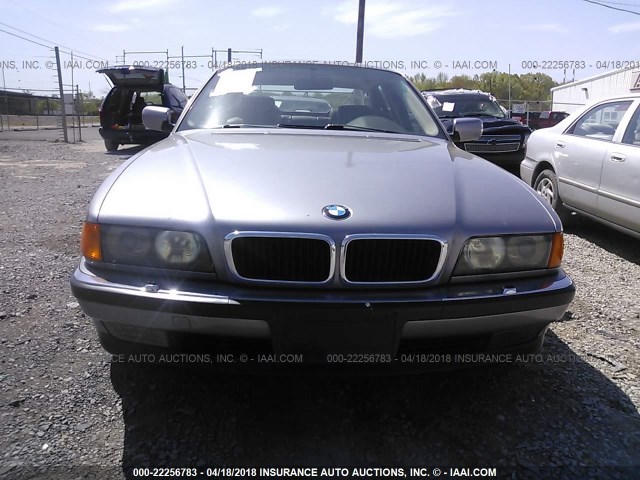 WBAGF8323WDL50178 - 1998 BMW 740 I AUTOMATIC GRAY photo 6