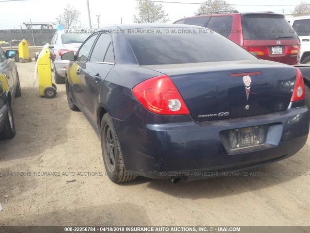 1G2ZJ57B994244099 - 2009 PONTIAC G6 Dark Blue photo 3