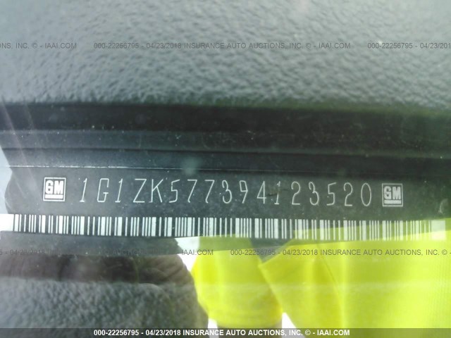 1G1ZK577394123520 - 2009 CHEVROLET MALIBU LTZ 灰色 照片 9