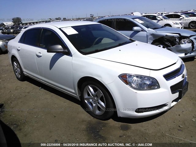 1G1ZA5E13BF249548 - 2011 CHEVROLET MALIBU LS WHITE photo 1