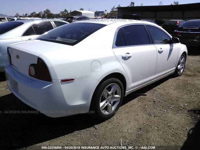 1G1ZA5E13BF249548 - 2011 CHEVROLET MALIBU LS WHITE photo 4