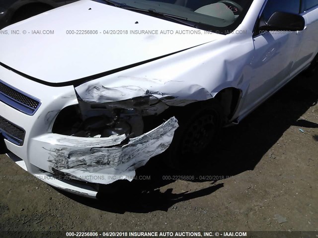 1G1ZA5E13BF249548 - 2011 CHEVROLET MALIBU LS WHITE photo 6