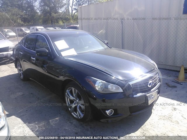 JN1BY1AP6CM333872 - 2012 INFINITI M37 BLACK photo 1