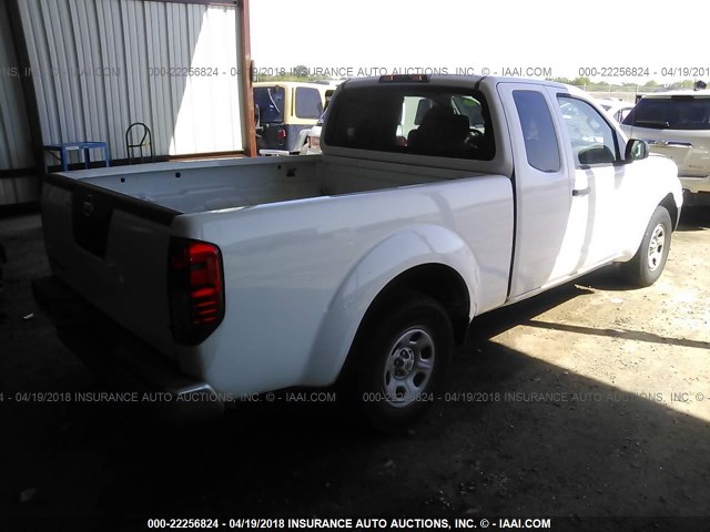 1N6BD0CT2CC476544 - 2012 NISSAN FRONTIER S/SV WHITE photo 4