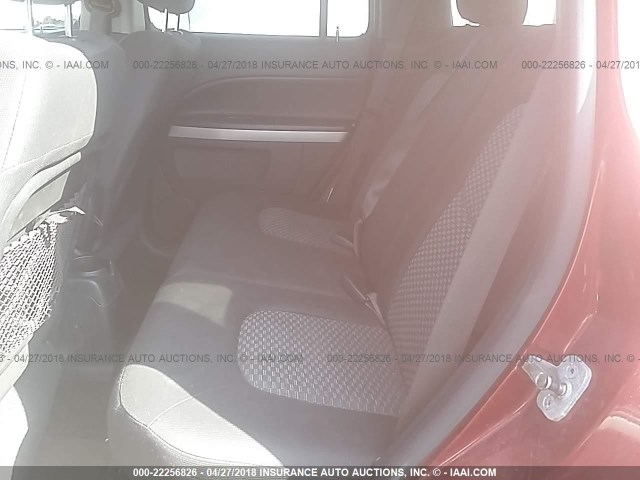 3GNCA13B29S568194 - 2009 CHEVROLET HHR LS BURGUNDY photo 8