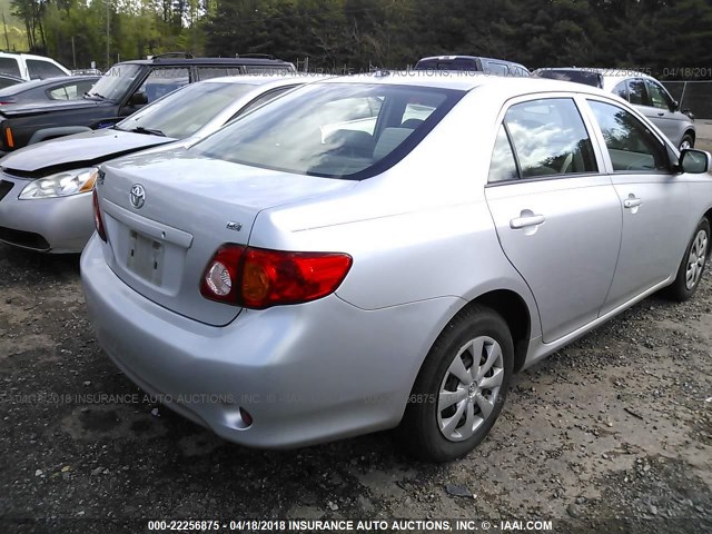 JTDBL40E59J021937 - 2009 TOYOTA COROLLA LE/XLE GRAY photo 4