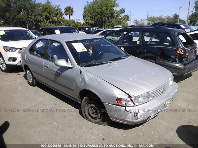 3N1AB41D1TL016659 - 1996 NISSAN SENTRA XE/GXE SILVER photo 1