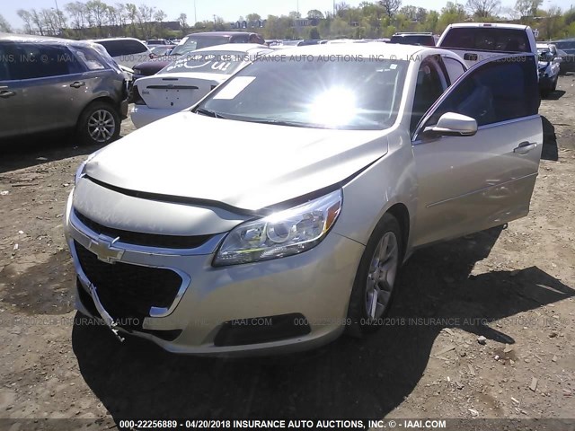 1G11C5SL7FF263939 - 2015 CHEVROLET MALIBU 1LT GOLD photo 2