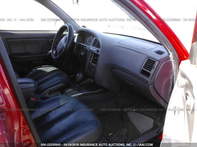 KMHDN55D53U084028 - 2003 HYUNDAI ELANTRA GLS/GT RED photo 5