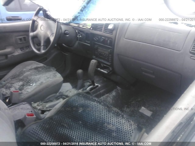 5TEHN72NX2Z061199 - 2002 TOYOTA TACOMA DOUBLE CAB ნაცრისფერი ფოტო 5