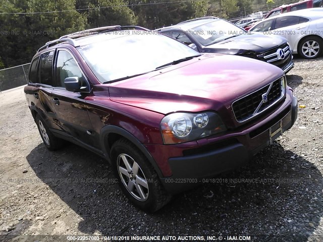 YV4CZ592561257952 - 2006 VOLVO XC90 BURGUNDY photo 1