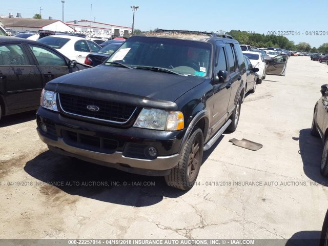 1FMDU63W12UD47210 - 2002 FORD EXPLORER XLT BLACK photo 2