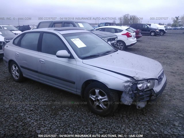 KMHDN55D82U044394 - 2002 HYUNDAI ELANTRA GLS/GT SILVER photo 1