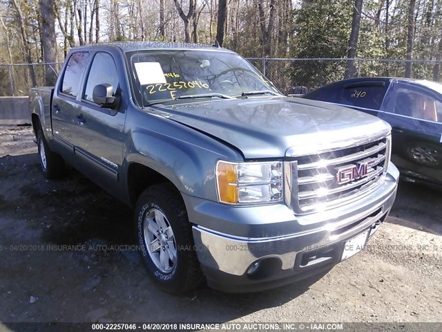 3GTP2VE71DG203380 - 2013 GMC SIERRA K1500 SLE BLUE photo 1