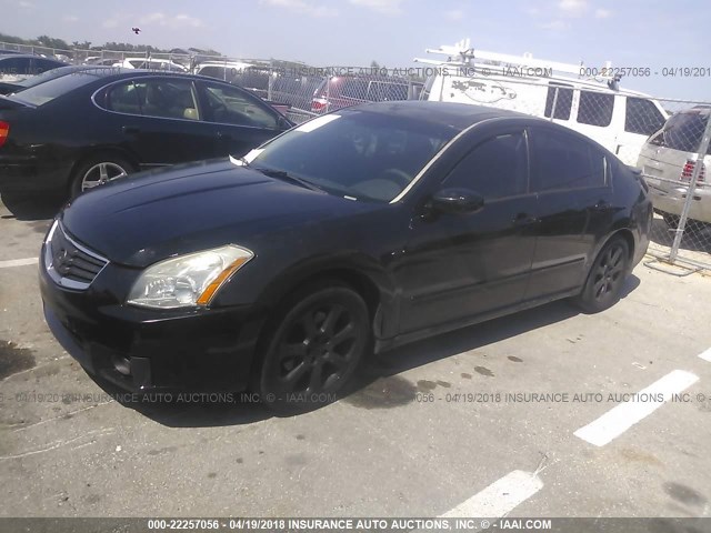 1N4BA41E17C849785 - 2007 NISSAN MAXIMA SE/SL BLACK photo 2