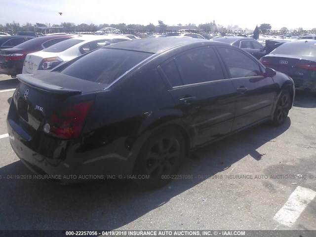 1N4BA41E17C849785 - 2007 NISSAN MAXIMA SE/SL BLACK photo 4