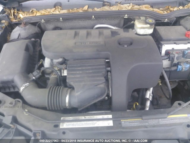 1G8AL52F05Z100705 - 2005 SATURN ION LEVEL 3 GRAY photo 10