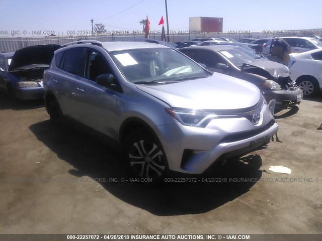 2T3ZFREV8GW301555 - 2016 TOYOTA RAV4 LE GRAY photo 1