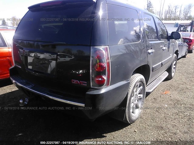 1GKFK63807J221390 - 2007 GMC YUKON DENALI BLACK photo 4