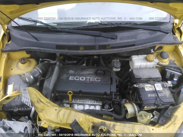 KL1TD66E19B639438 - 2009 CHEVROLET AVEO LS/LT 黄色 照片 9