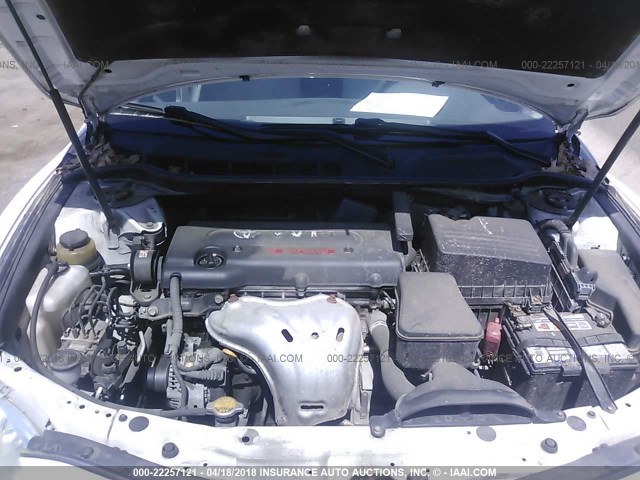 4T1BE46K17U554477 - 2007 TOYOTA CAMRY NEW GENERAT CE/LE/XLE/SE WHITE photo 10