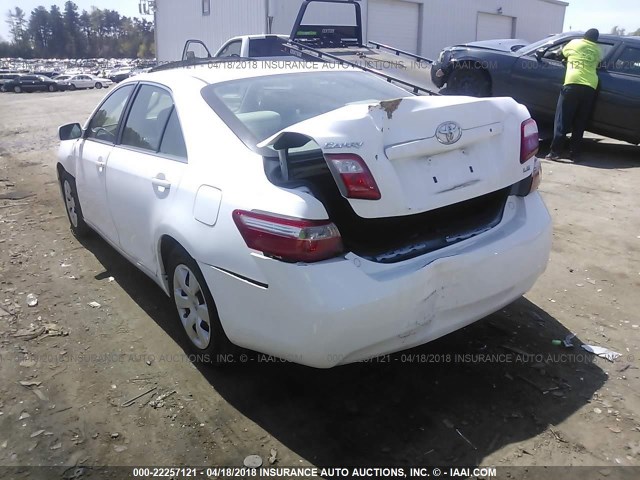 4T1BE46K17U554477 - 2007 TOYOTA CAMRY NEW GENERAT CE/LE/XLE/SE WHITE photo 3