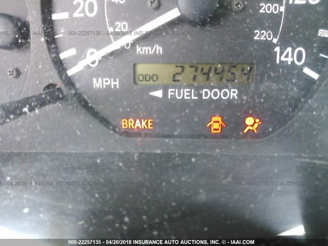 4T1BG22K91U035155 - 2001 TOYOTA CAMRY CE/LE/XLE GRAY photo 7