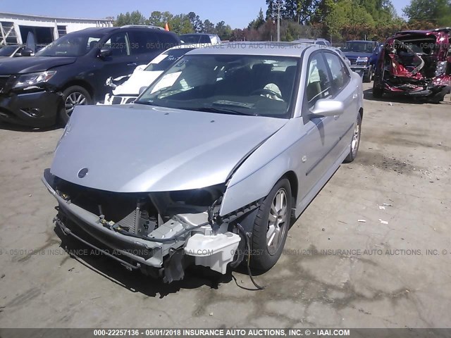 YS3FD49Y061031856 - 2006 SAAB 9-3 GRAY photo 2