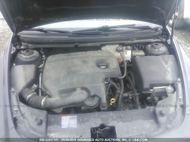 1G1ZB5E08CF321916 - 2012 CHEVROLET MALIBU LS 灰色 照片 10