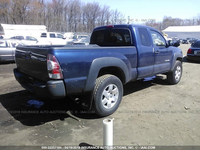 5TEUU42N17Z381177 - 2007 TOYOTA TACOMA ACCESS CAB 蓝色 照片 4