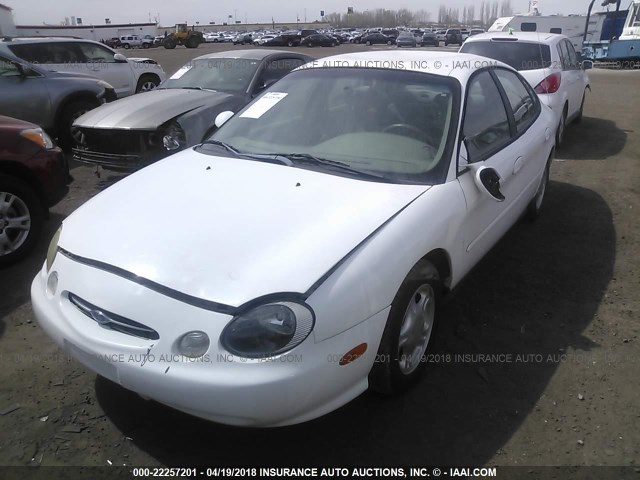 1FAFP52U0WG204029 - 1998 FORD TAURUS LX/SE WHITE photo 2