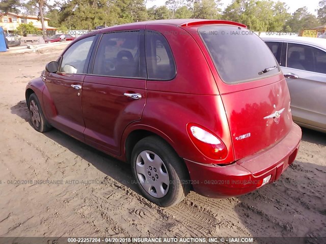 3A4FY58B37T631452 - 2007 CHRYSLER PT CRUISER TOURING RED photo 3