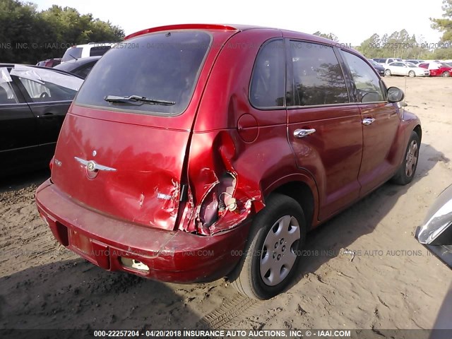 3A4FY58B37T631452 - 2007 CHRYSLER PT CRUISER TOURING RED photo 4