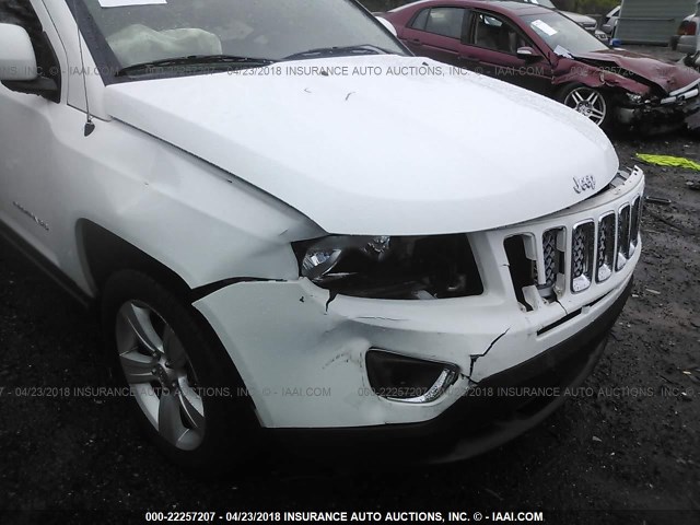 1C4NJCEA4FD305024 - 2015 JEEP COMPASS LATITUDE 白色 照片 6
