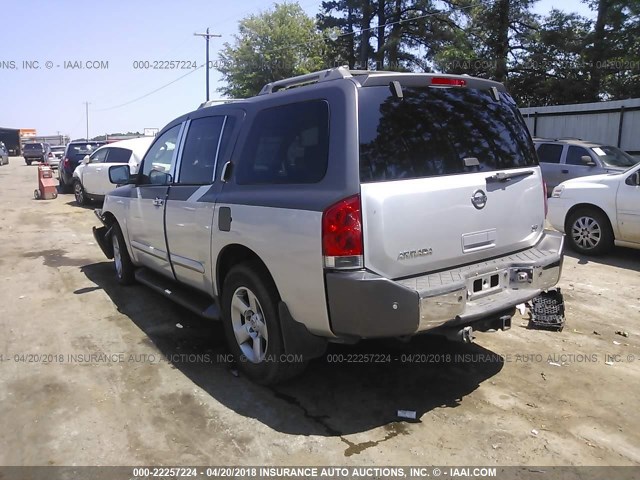 5N1AA08A84N744755 - 2004 NISSAN ARMADA SE/LE GRAY photo 3