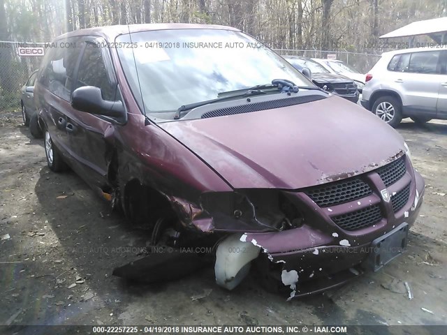 1B4GP24372B546728 - 2002 DODGE GRAND CARAVAN SE MAROON photo 6