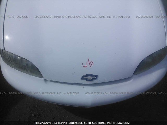 1G1JC1249VM144883 - 1997 CHEVROLET CAVALIER RS WHITE photo 10