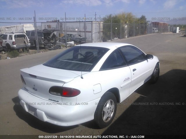 1G1JC1249VM144883 - 1997 CHEVROLET CAVALIER RS WHITE photo 4