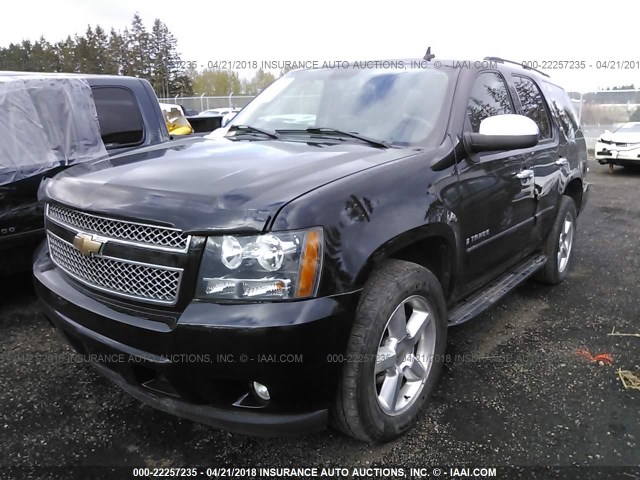 1GNFK13038R173094 - 2008 CHEVROLET TAHOE K1500 BLACK photo 2