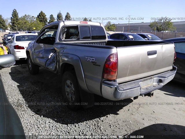 5TETU62N28Z476808 - 2008 TOYOTA TACOMA PRERUNNER ACCESS CAB TAN photo 3