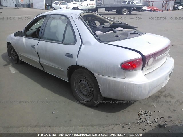 1G1JF52F337279949 - 2003 CHEVROLET CAVALIER LS 银色 照片 3