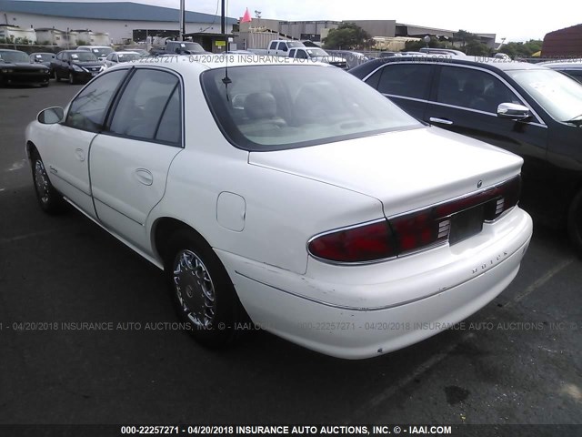 2G4WY55J711221646 - 2001 BUICK CENTURY LIMITED WHITE photo 3