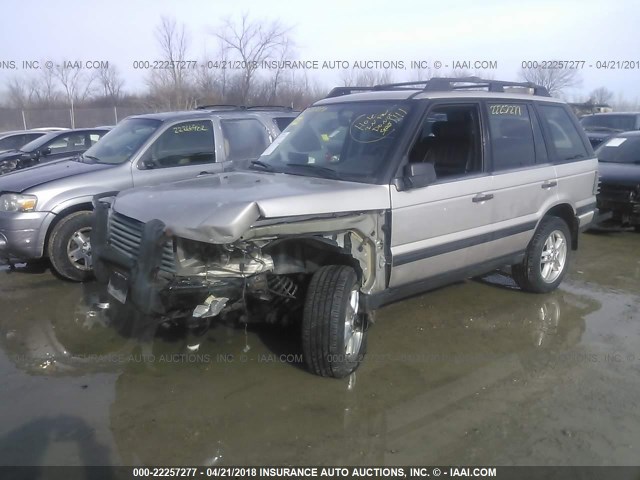 SALPV1446XA422497 - 1999 LAND ROVER RANGE ROVER 4.6 HSE LONG WHEELBASE SILVER photo 2