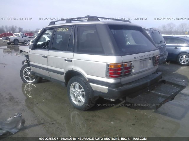 SALPV1446XA422497 - 1999 LAND ROVER RANGE ROVER 4.6 HSE LONG WHEELBASE SILVER photo 3