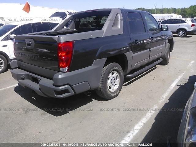 3GNEC13T93G164752 - 2003 CHEVROLET AVALANCHE C1500 GRAY photo 4