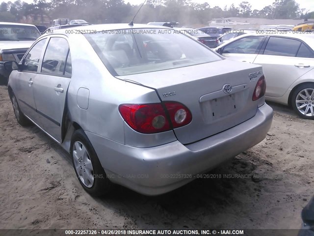 JTDBR32E242026957 - 2004 TOYOTA COROLLA CE/LE SILVER photo 3