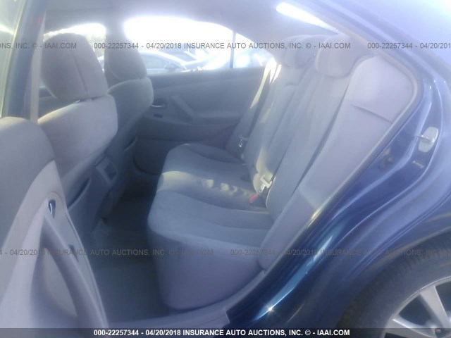 4T1BK46K38U065962 - 2008 TOYOTA CAMRY LE/XLE/SE 蓝色 照片 8