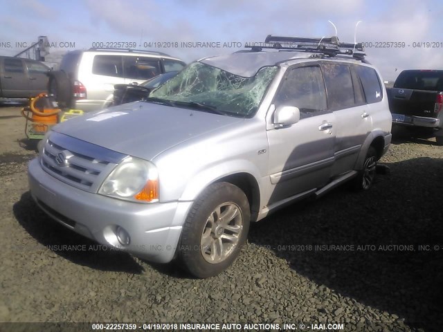 JS3TX92V564106582 - 2006 SUZUKI XL7 SILVER photo 2