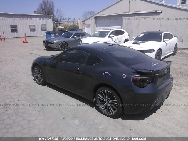 JF1ZCAC11D1608799 - 2013 SUBARU BRZ 2.0 LIMITED GRAY photo 3