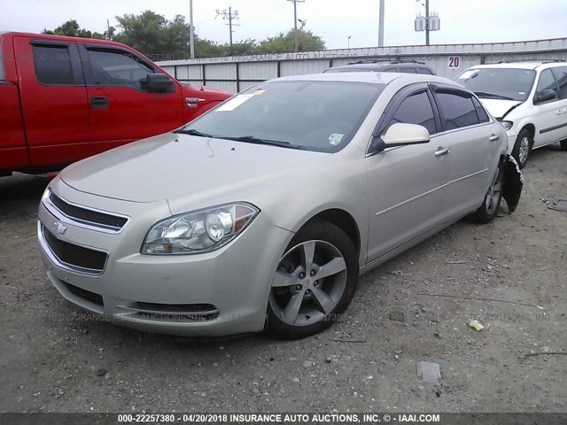 1G1ZC5E04CF123606 - 2012 CHEVROLET MALIBU 1LT 棕色 照片 2